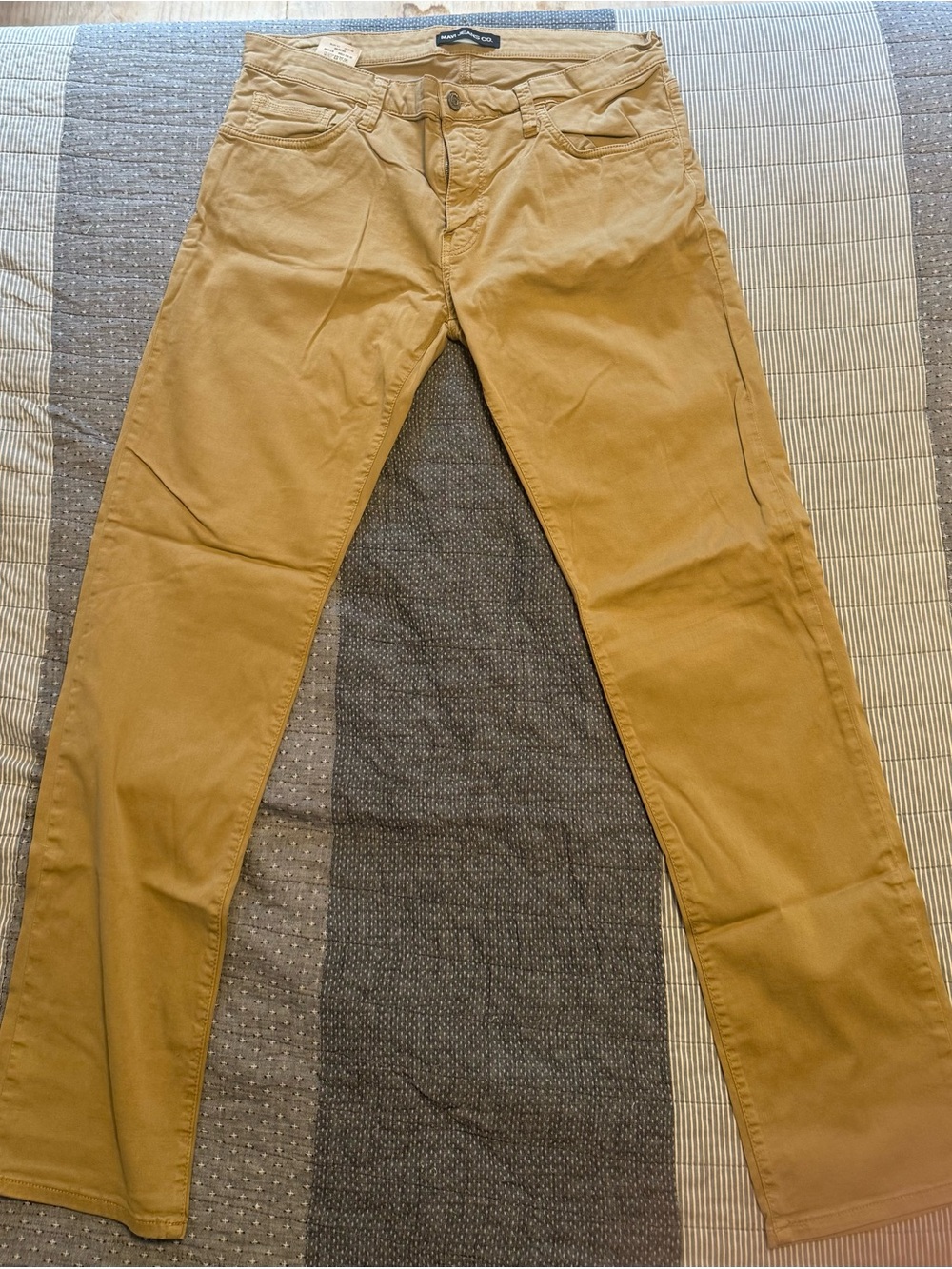 Mavi Men's Tan Chino Pants - Straight Fit